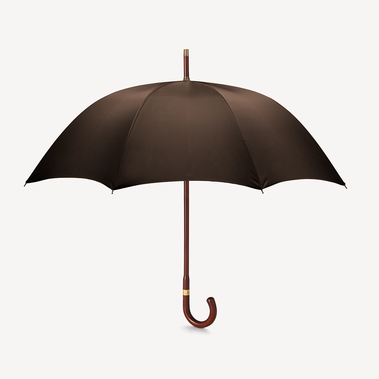 Stripped Cherry Umbrella for Men - Brown