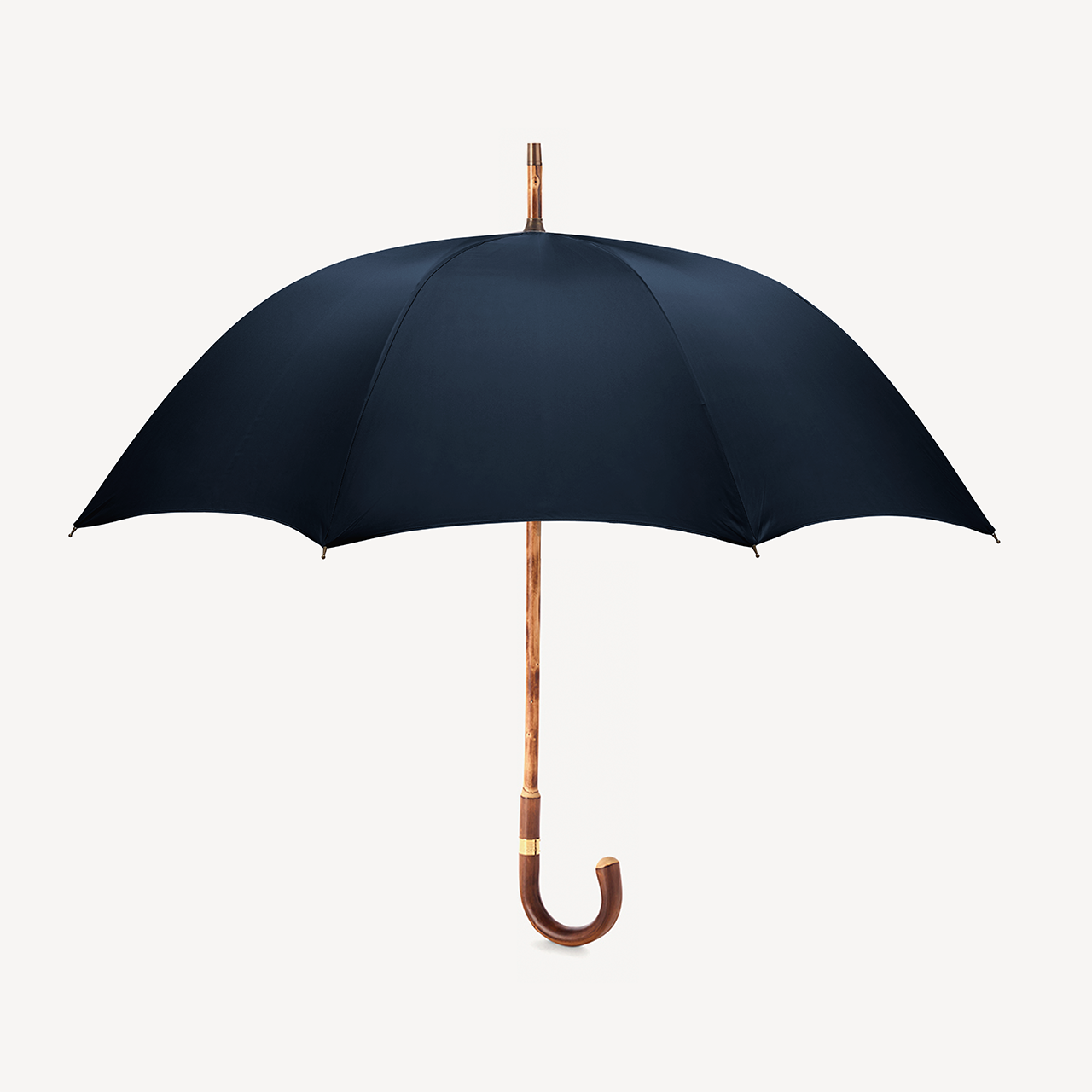 Stripped Cherry Umbrella for Men - Dark Navy