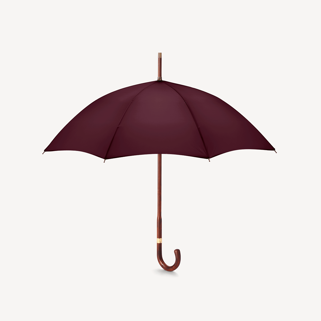 Stripped Cherry Umbrella for Women - Burgundy - Swaine Group Ltd