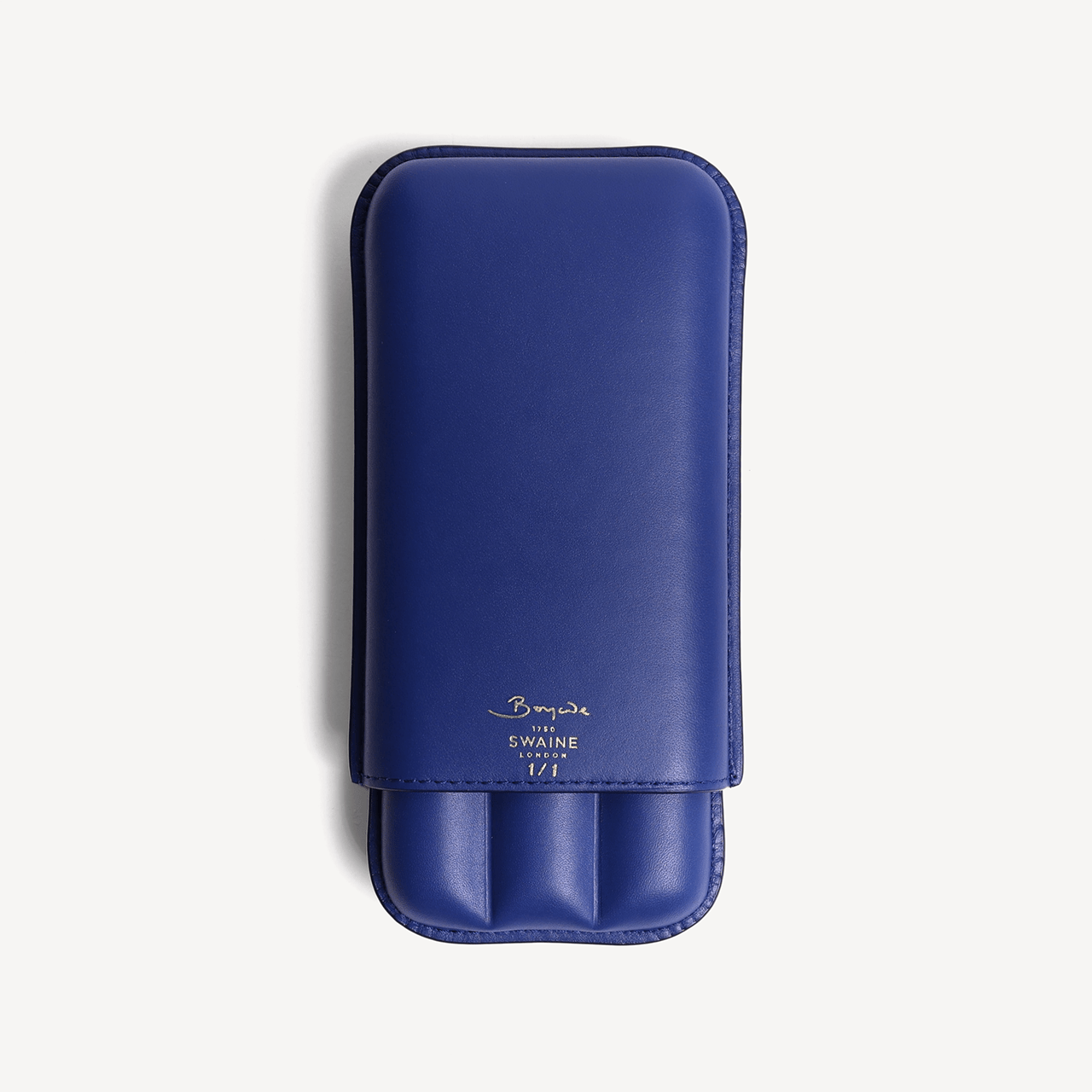 Hand Painted Cigar Case - Blue - Swaine Group Ltd