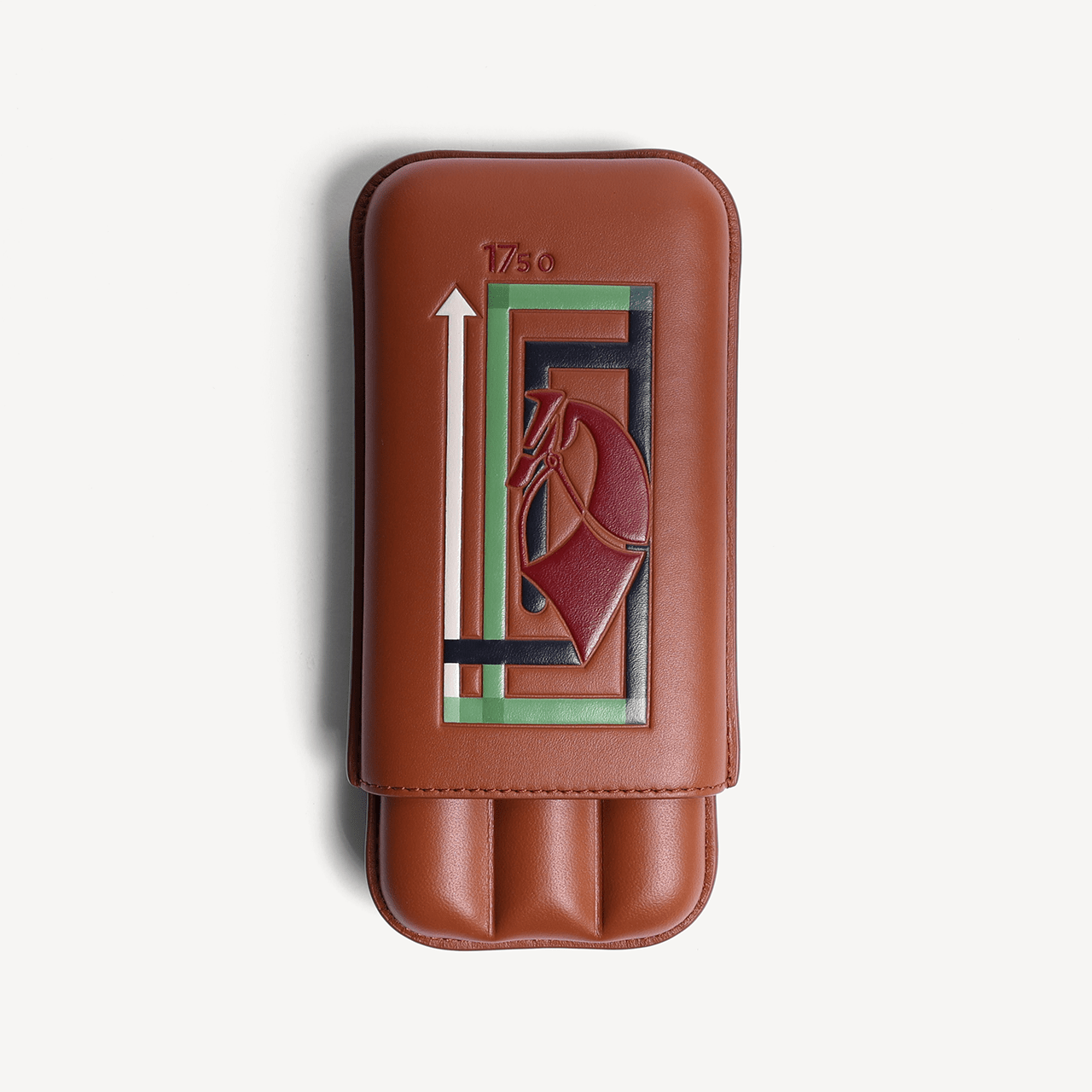 Hand Painted Cigar Case - Tan - Swaine Group Ltd