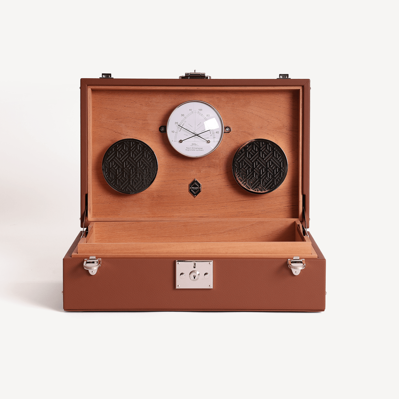 Cigar Humidor 120(葉巻保管箱)– コニャックブラウン Cigar Humidor 120(葉巻保管箱)– コニャックブラウン