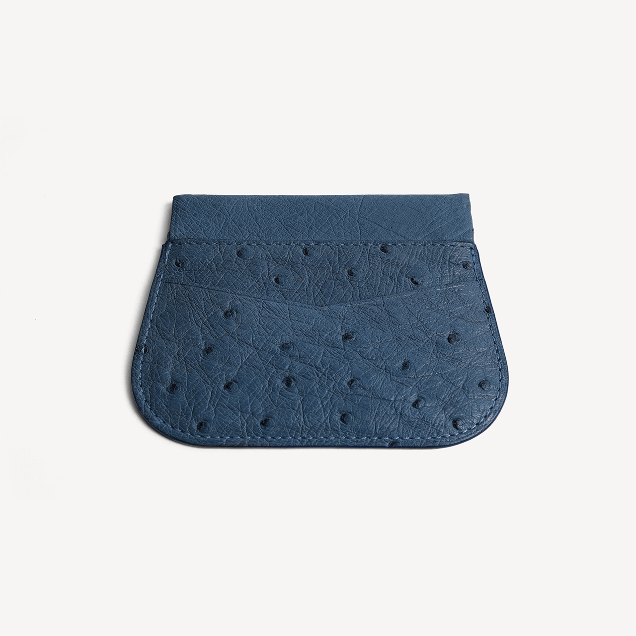 Ostrich Coin 1cc Purse - Blue - Swaine Group Ltd