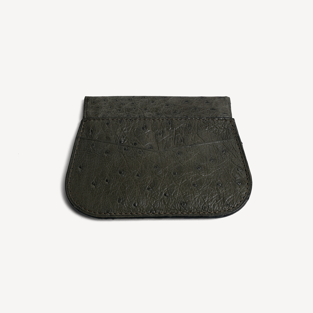 Ostrich Coin 1cc Purse - Green - Swaine Group Ltd