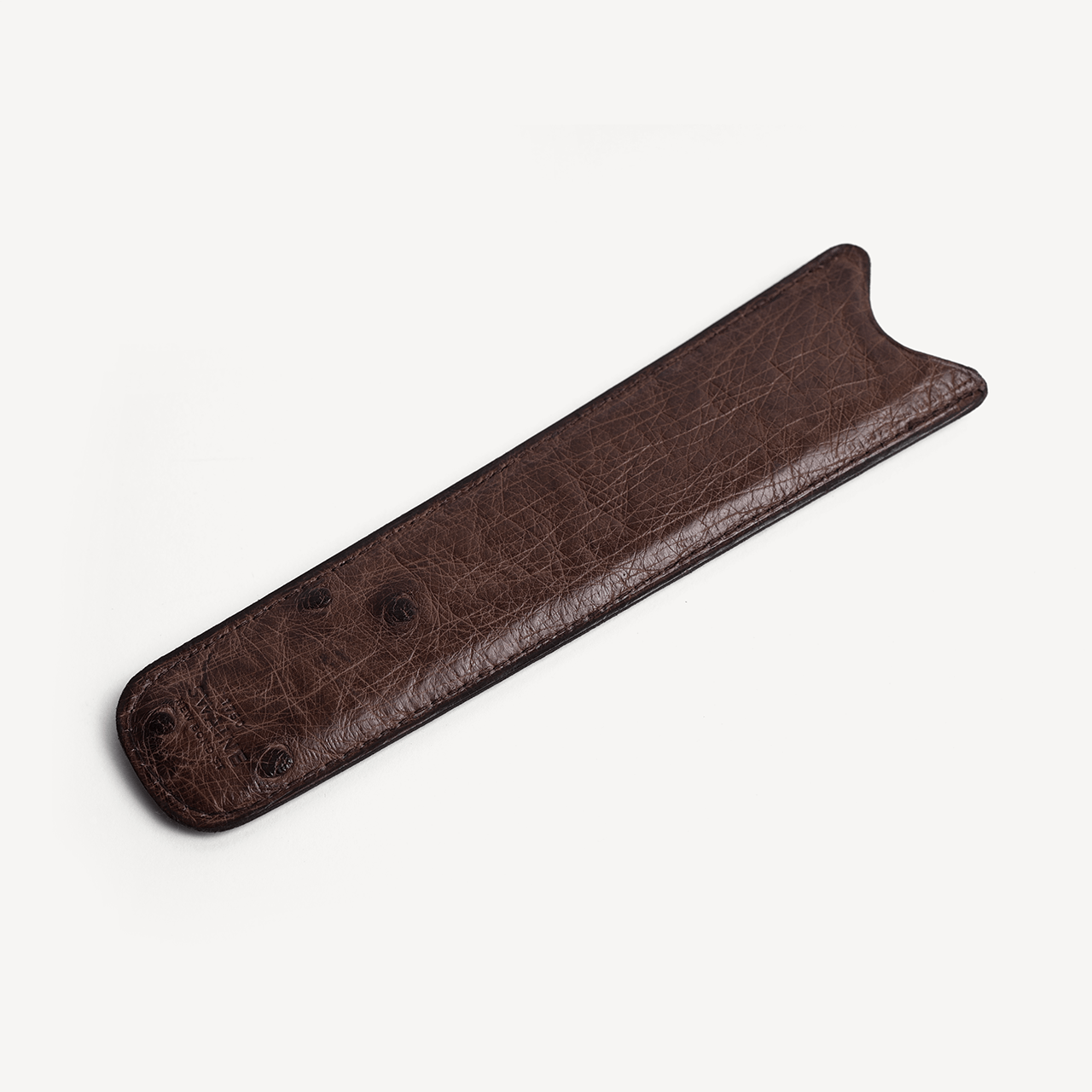 Ostrich Comb Holder - Chocolate - Swaine Group Ltd