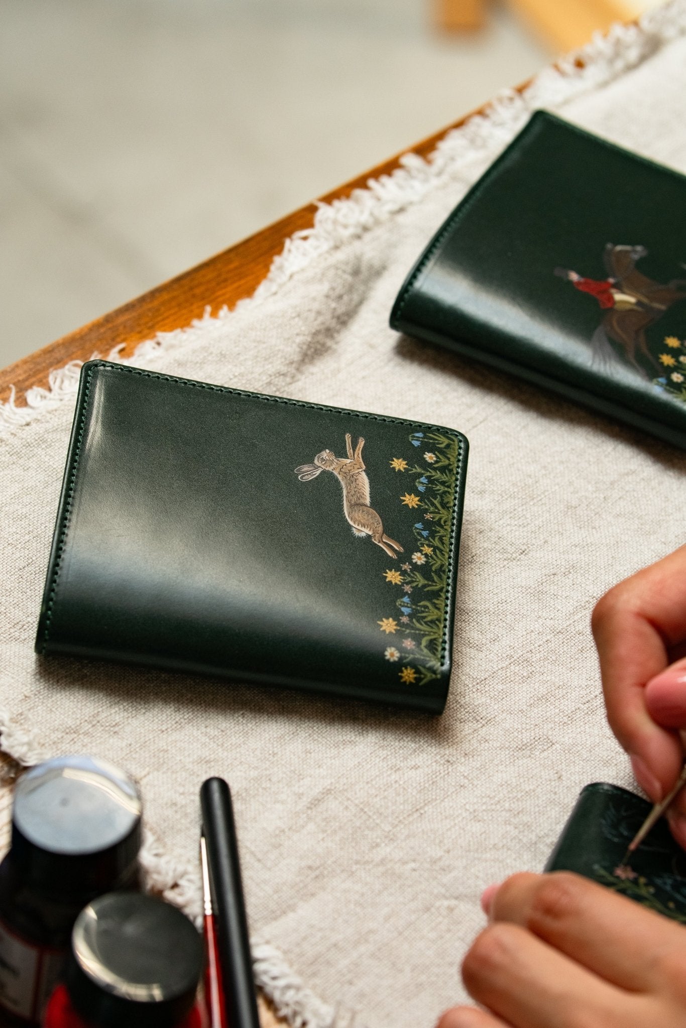 Diana's Compact Wallet - Jaguar Green