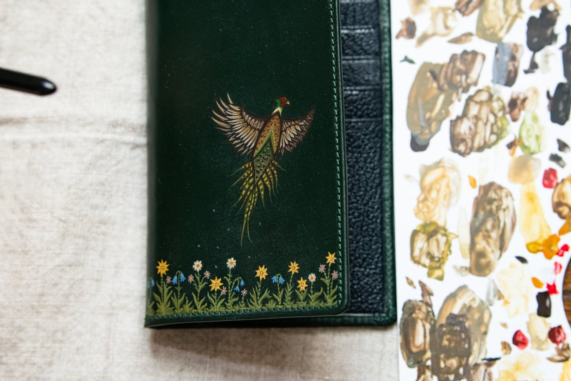 Diana's Tall Jacket Wallet - Jaguar Green