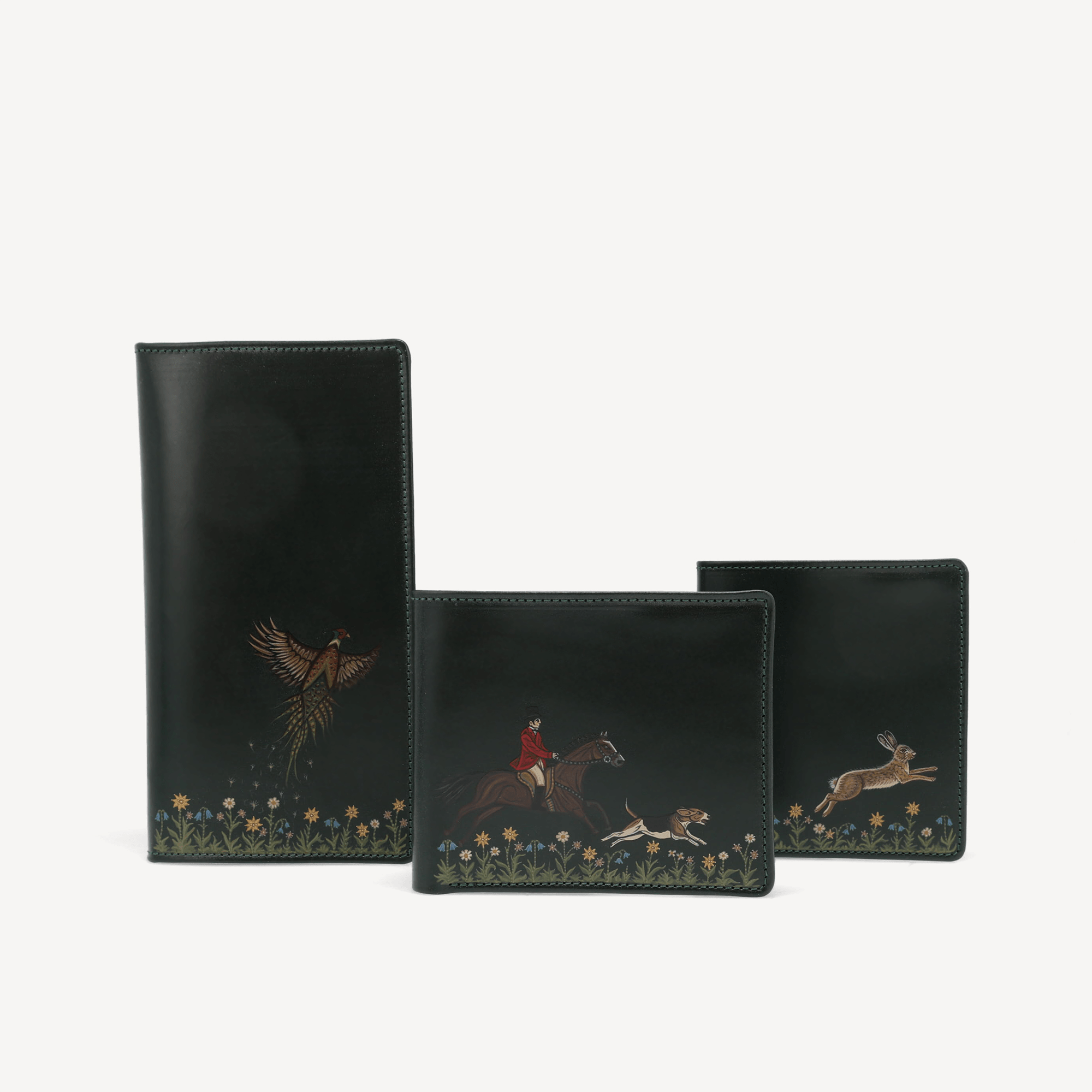 Diana's Compact Wallet - Jaguar Green - Swaine Group Ltd