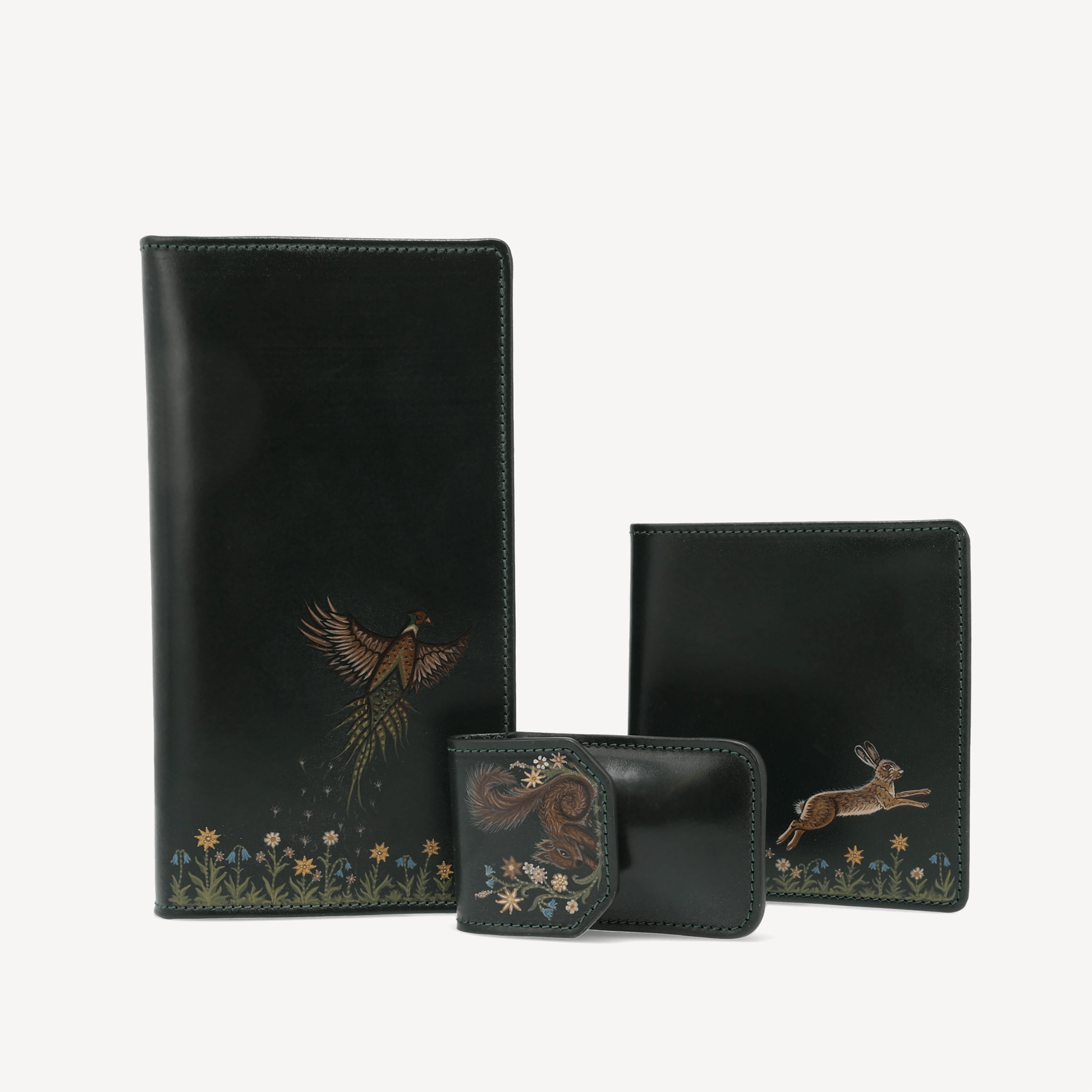 Diana's Tall Jacket Wallet - Jaguar Green - Swaine Group Ltd