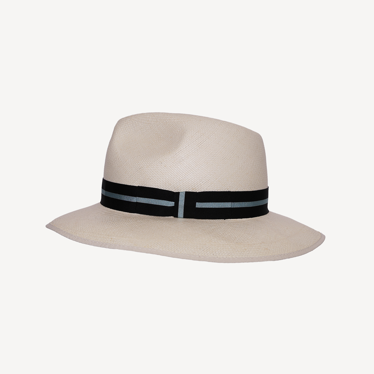 Esplanade Panama - Striped Navy & Light Blue Band