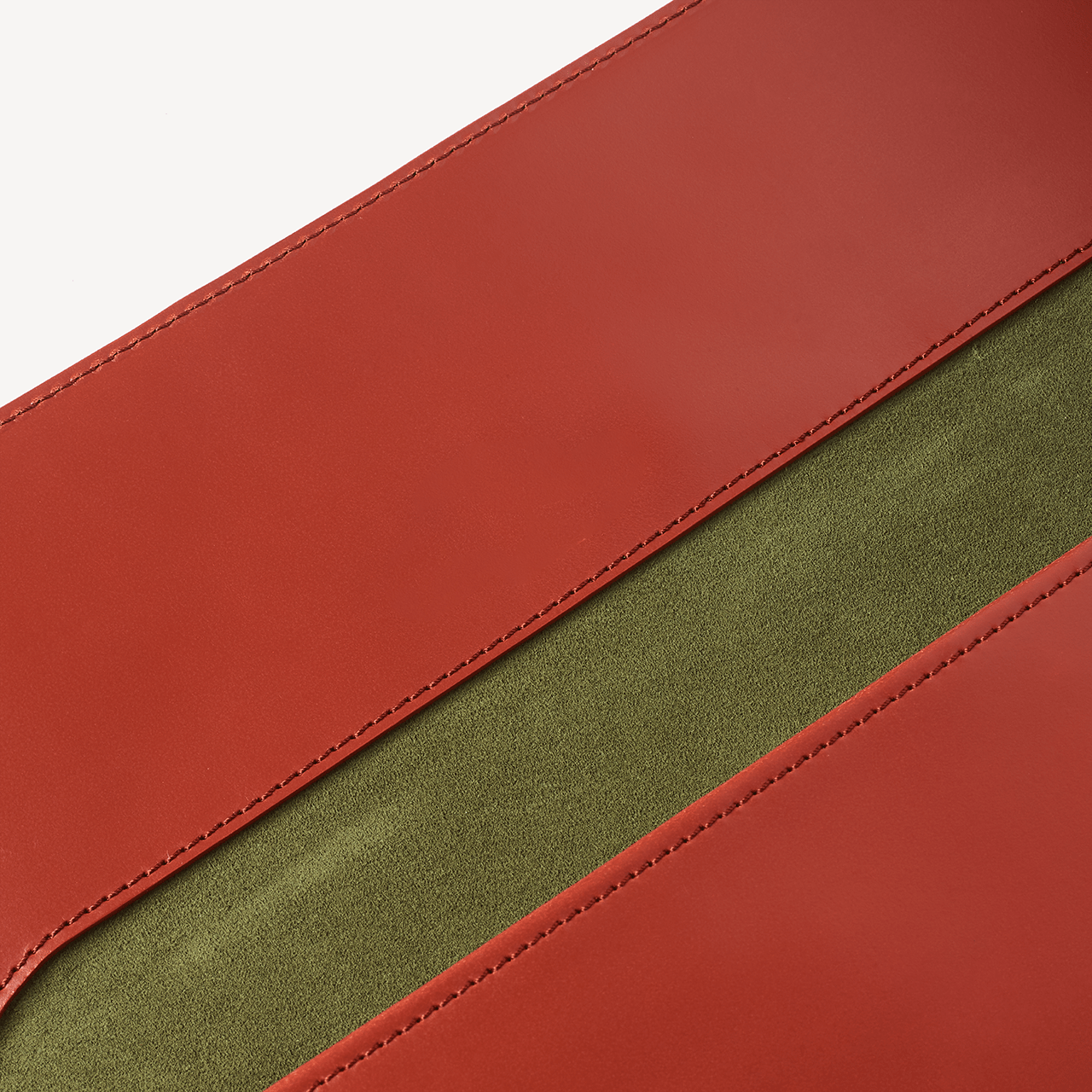 Eton Document Holder - Chestnut with Green lining - Swaine Group Ltd