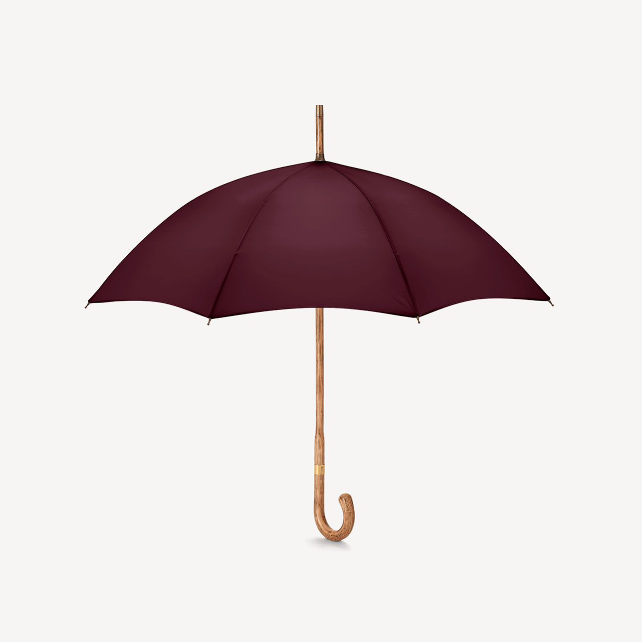 Hickory Umbrella for Women - Burgundy - Swaine Group Ltd