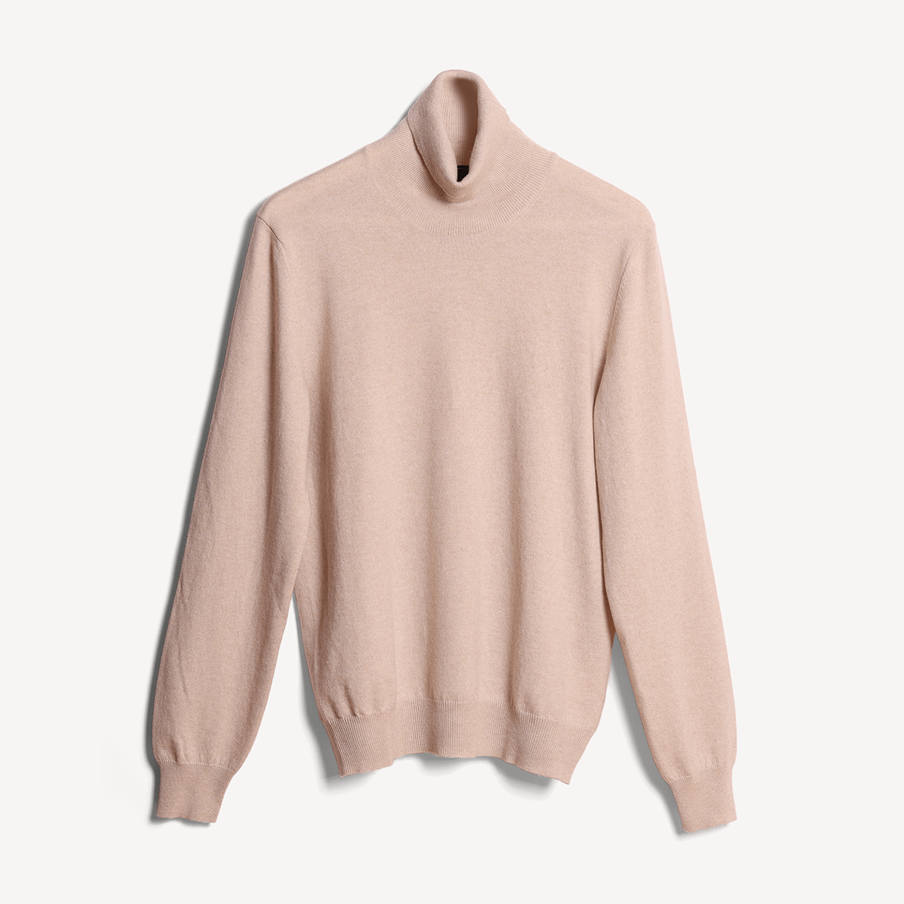 Turtle Neck Jumper - Beige - Swaine