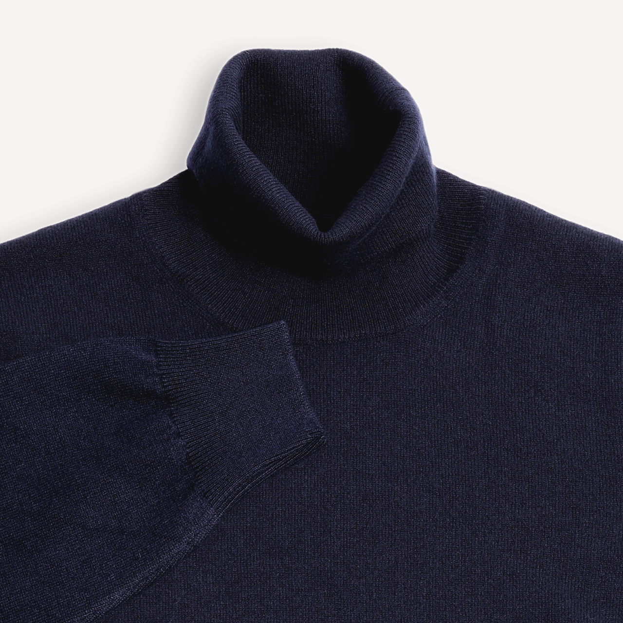 Turtle Neck Jumper - Navy - Swaine