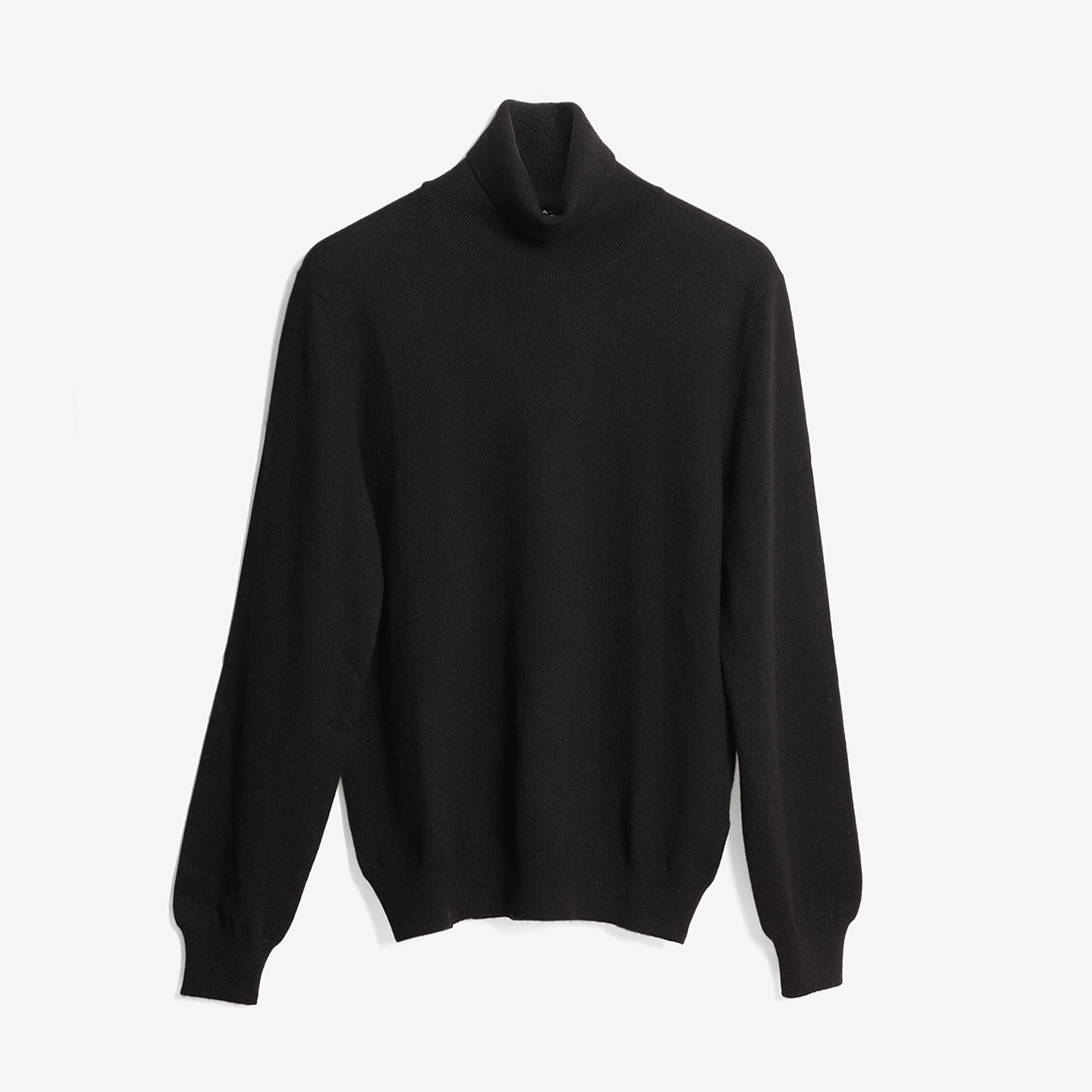 Turtle Neck Jumper - Black - Swaine