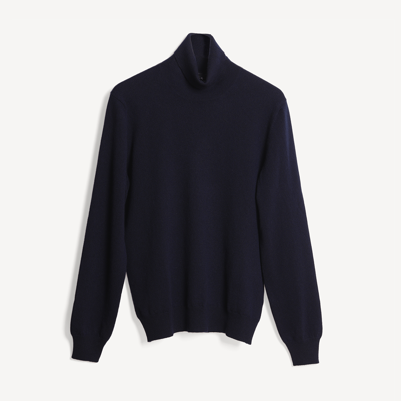 Turtle Neck Jumper - Navy - Swaine