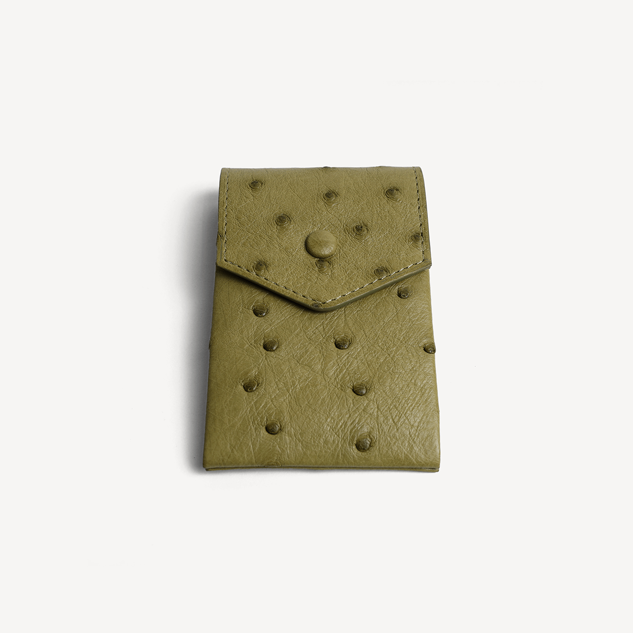 Ostrich Key Pouch - Green - Swaine Group Ltd