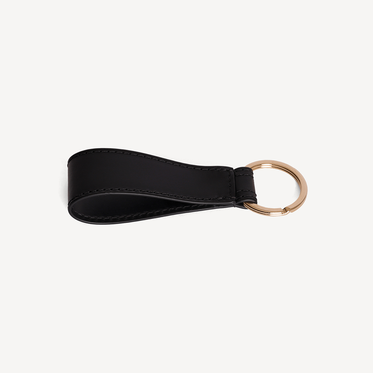 Swaine Keyring - Black with Gold Embossing - Swaine