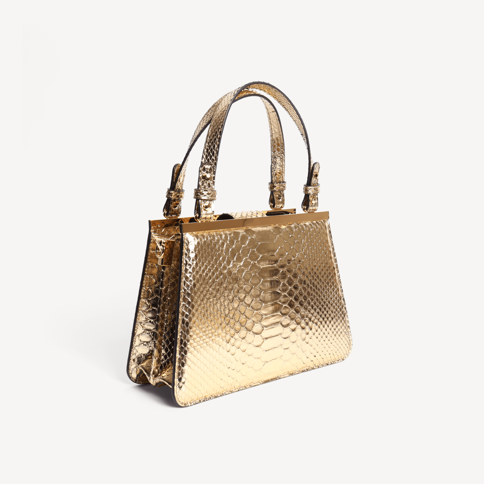 Limited Edition Margot in Python Leather - Gold - Swaine Group Ltd