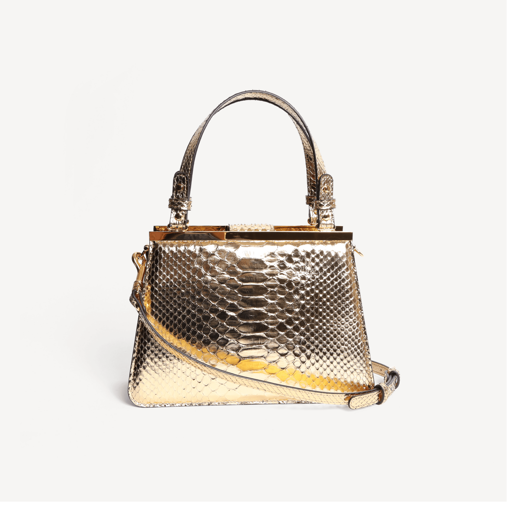 Limited Edition Margot in Python Leather - Gold - Swaine Group Ltd