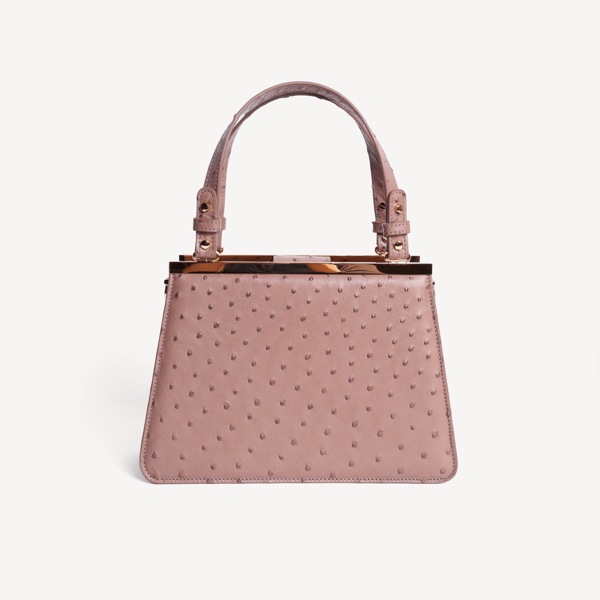 限定版 オーストリッチレザー製マーゴット - トープ - Swaine Group Ltd