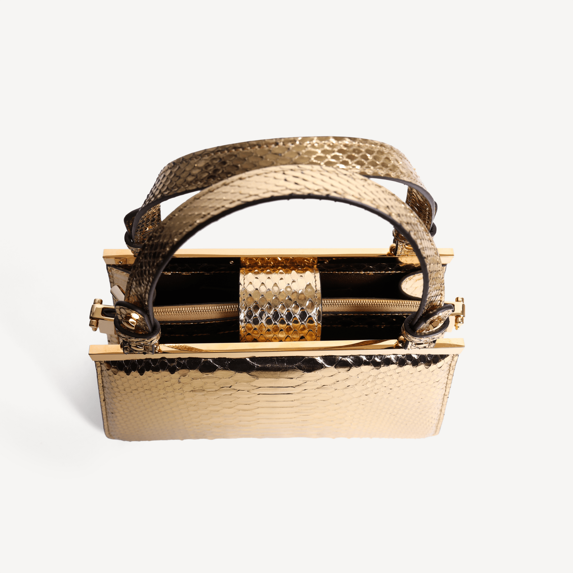 Limited Edition Margot in Python Leather - Gold - Swaine Group Ltd