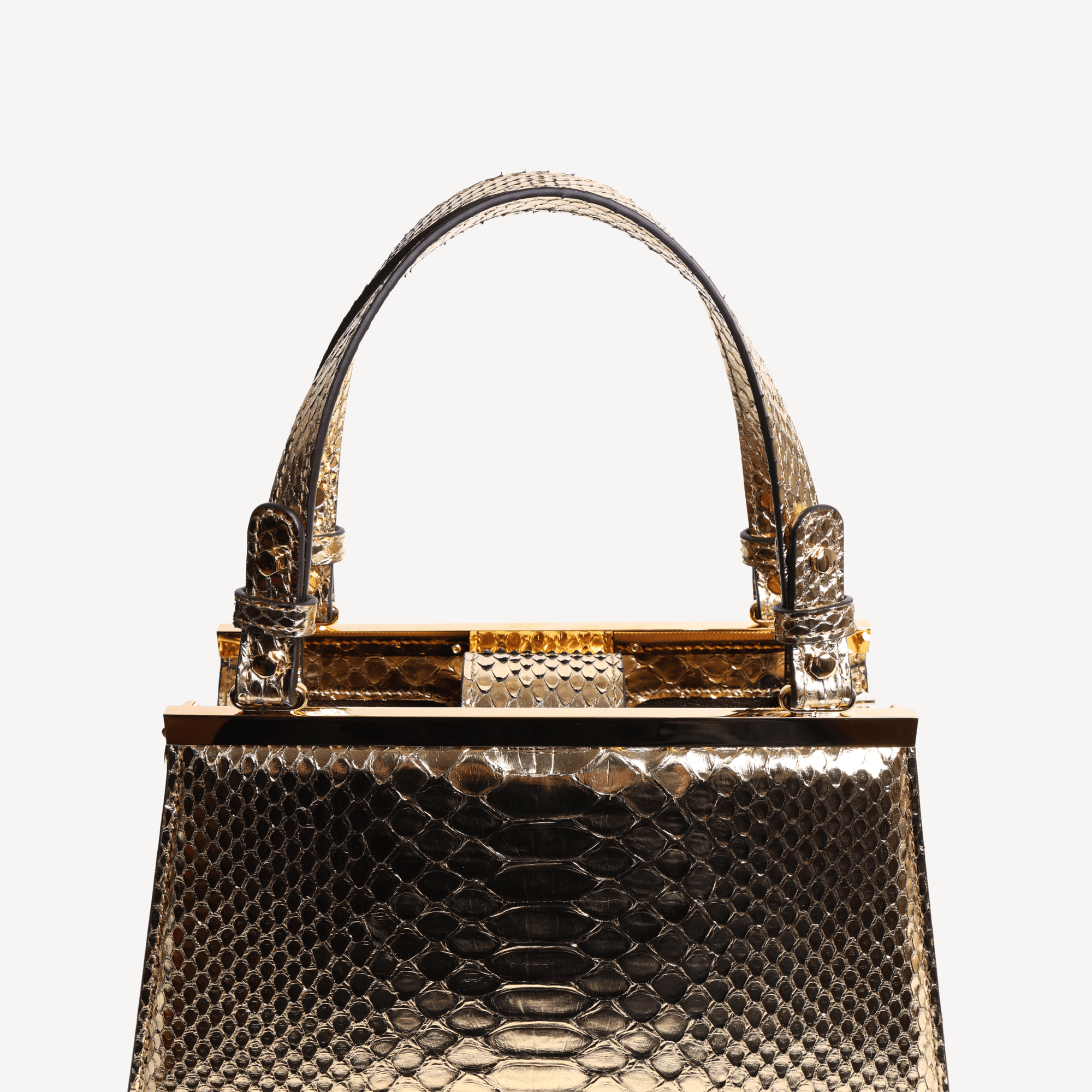 Limited Edition Margot in Python Leather - Gold - Swaine Group Ltd