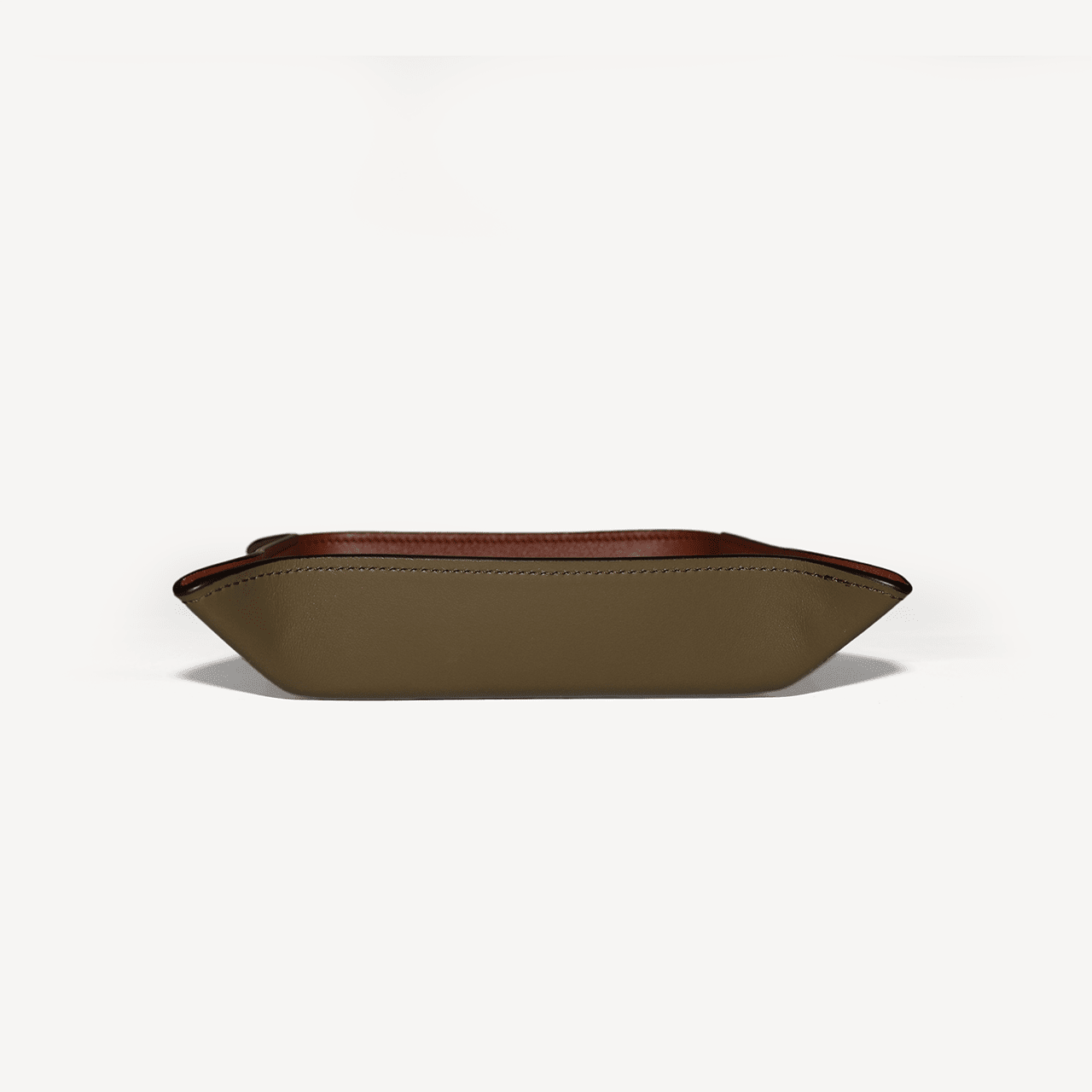 Trinket Tray Small in Green & Tan - Swaine Group Ltd