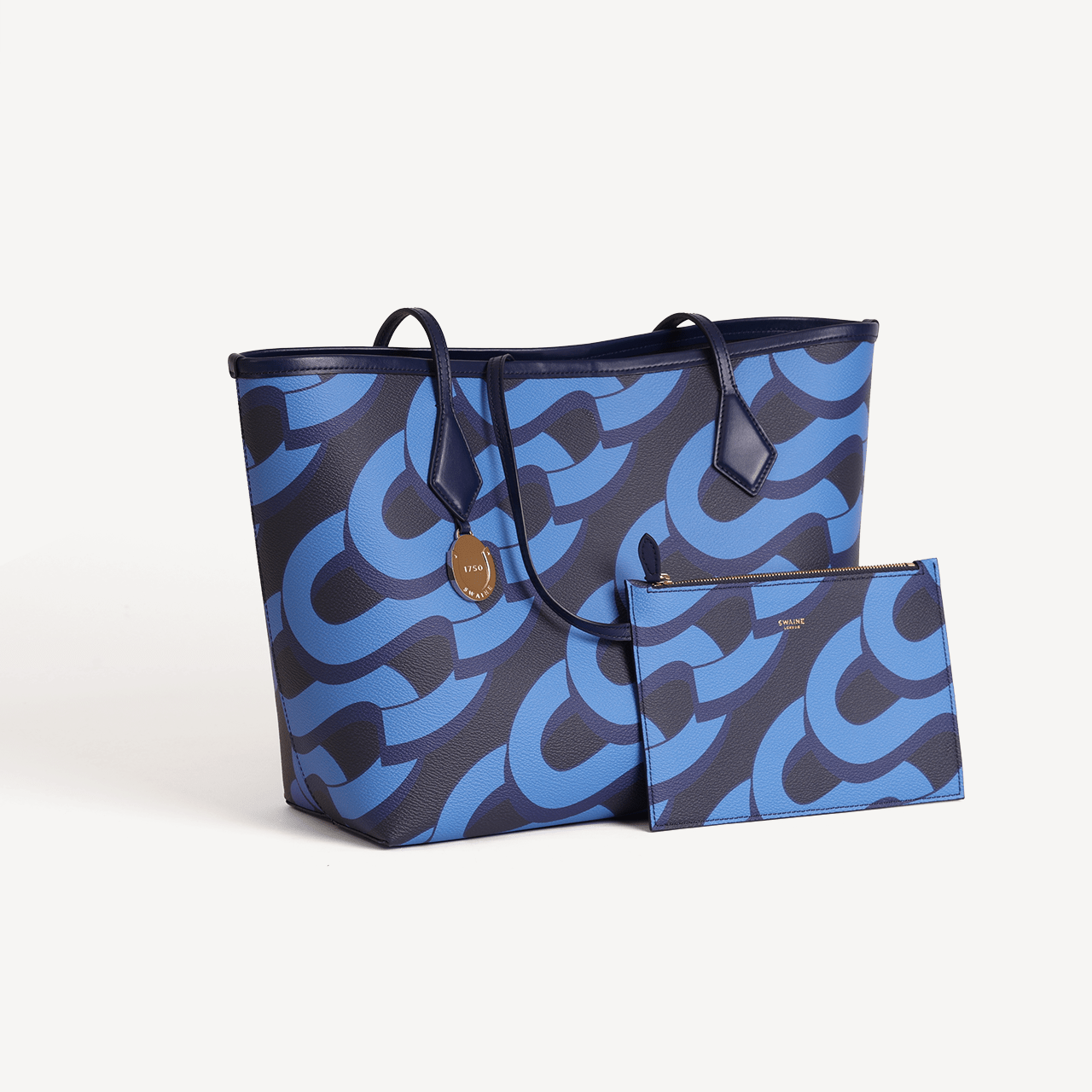 Tote Oversized Monogram Print - Swaine