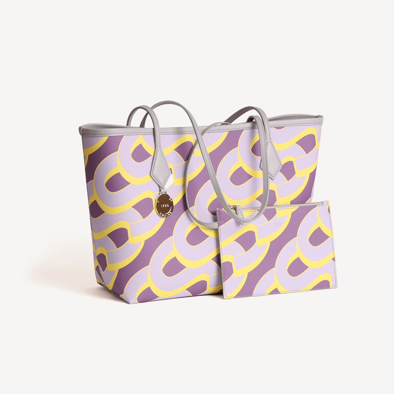 Tote Oversized Monogram Print - Swaine