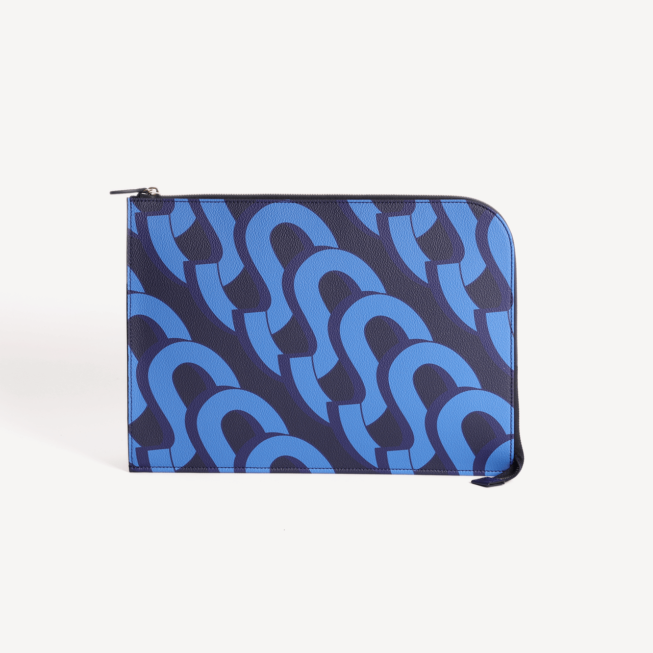 Metropolitan Oversize Monogram Print - Blue - Swaine