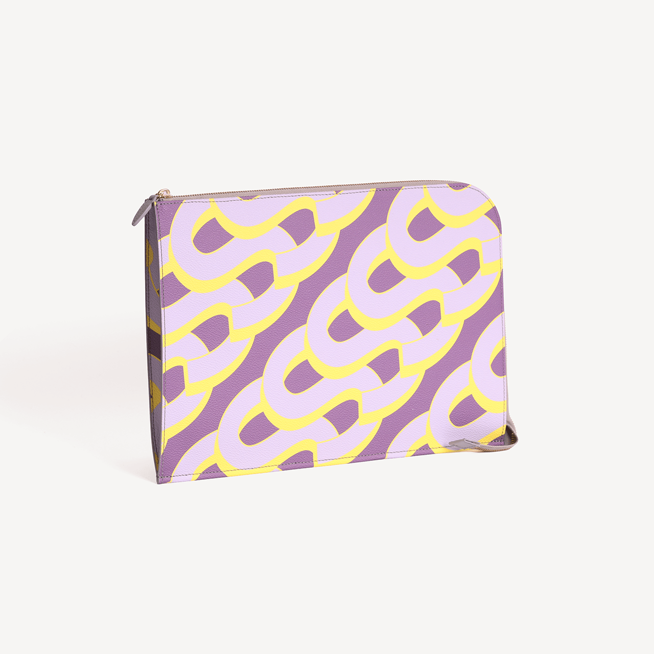 Metropolitan Oversize Monogram Print - Yellow & Lilac - Swaine