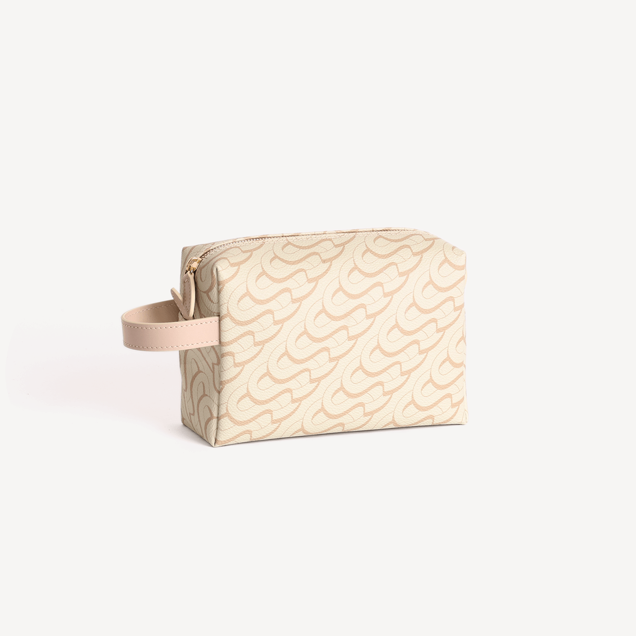 Washbag Medium Monogram Print - Beige - Swaine