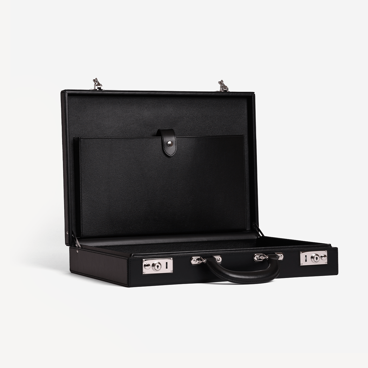 Slim Attaché - Black - Swaine Group Ltd