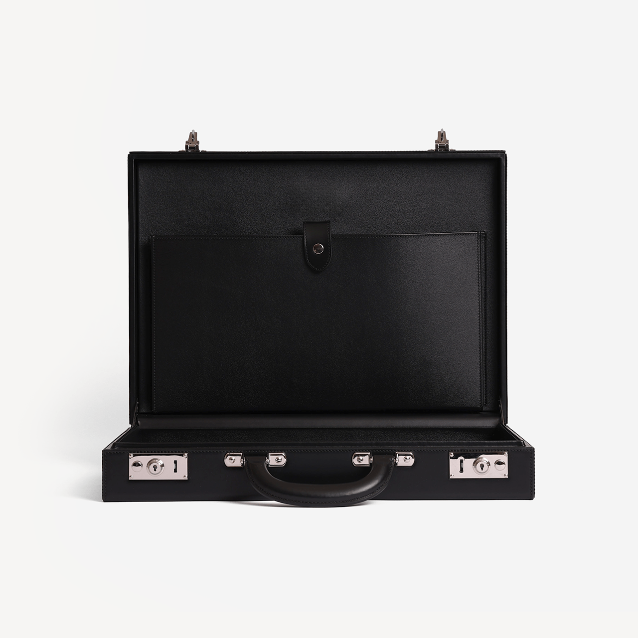 Slim Attaché - Black - Swaine Group Ltd