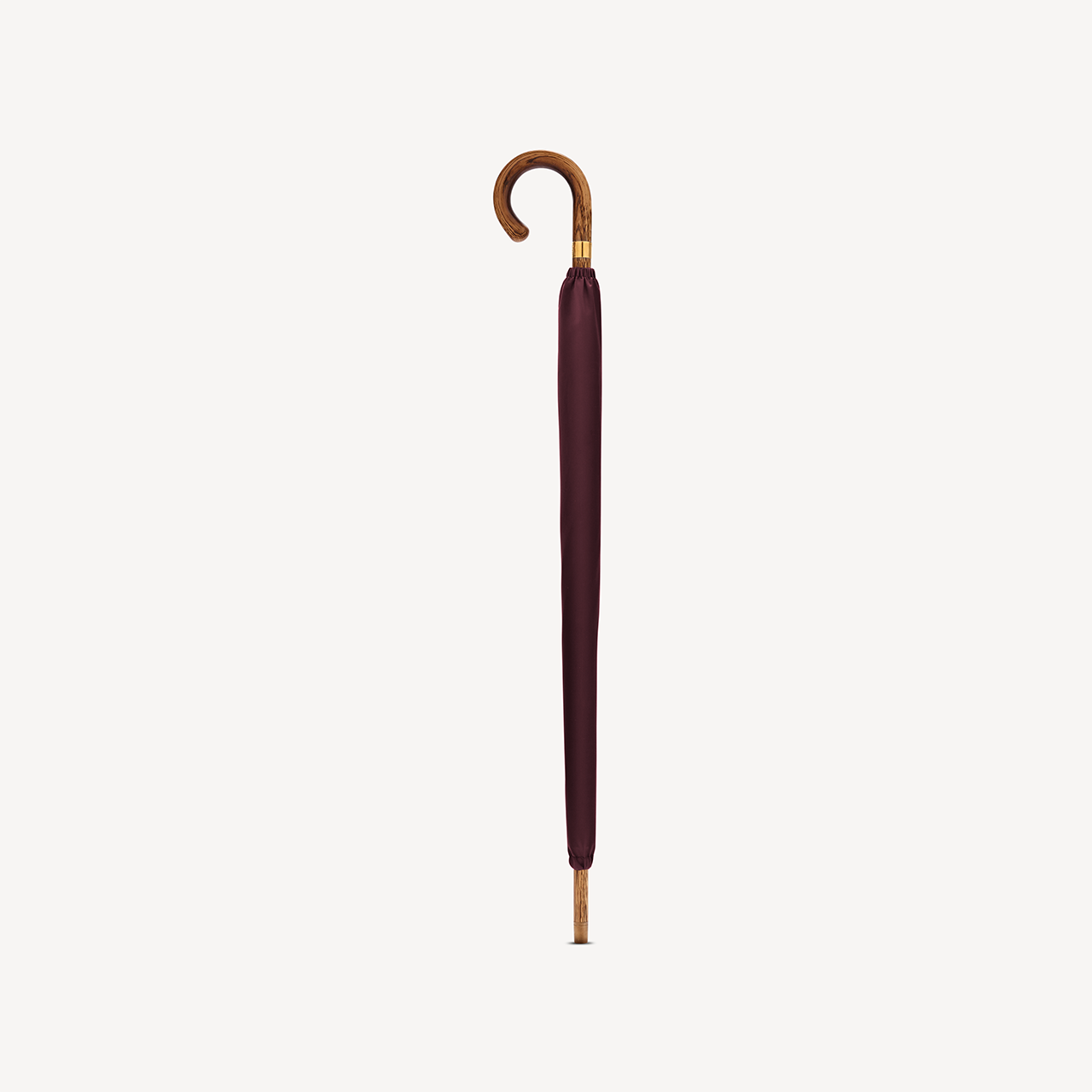 Oak Umbrella for Men - Burgundy