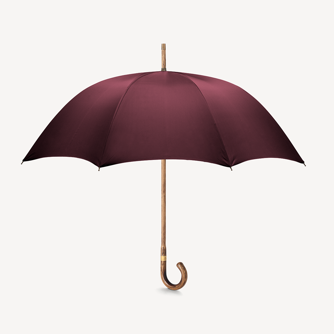 Oak Umbrella for Men - Burgundy