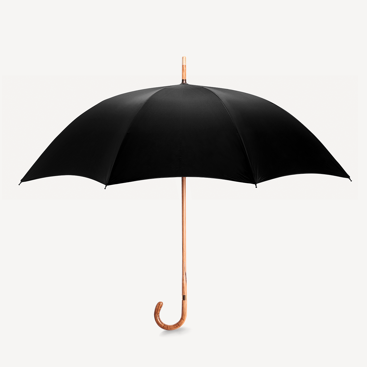 Olivewood Umbrella - Black - Swaine Group Ltd