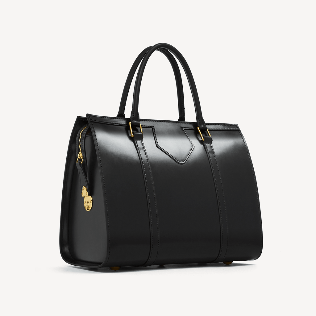 Swaine Pullman Holdall Handbag - Black