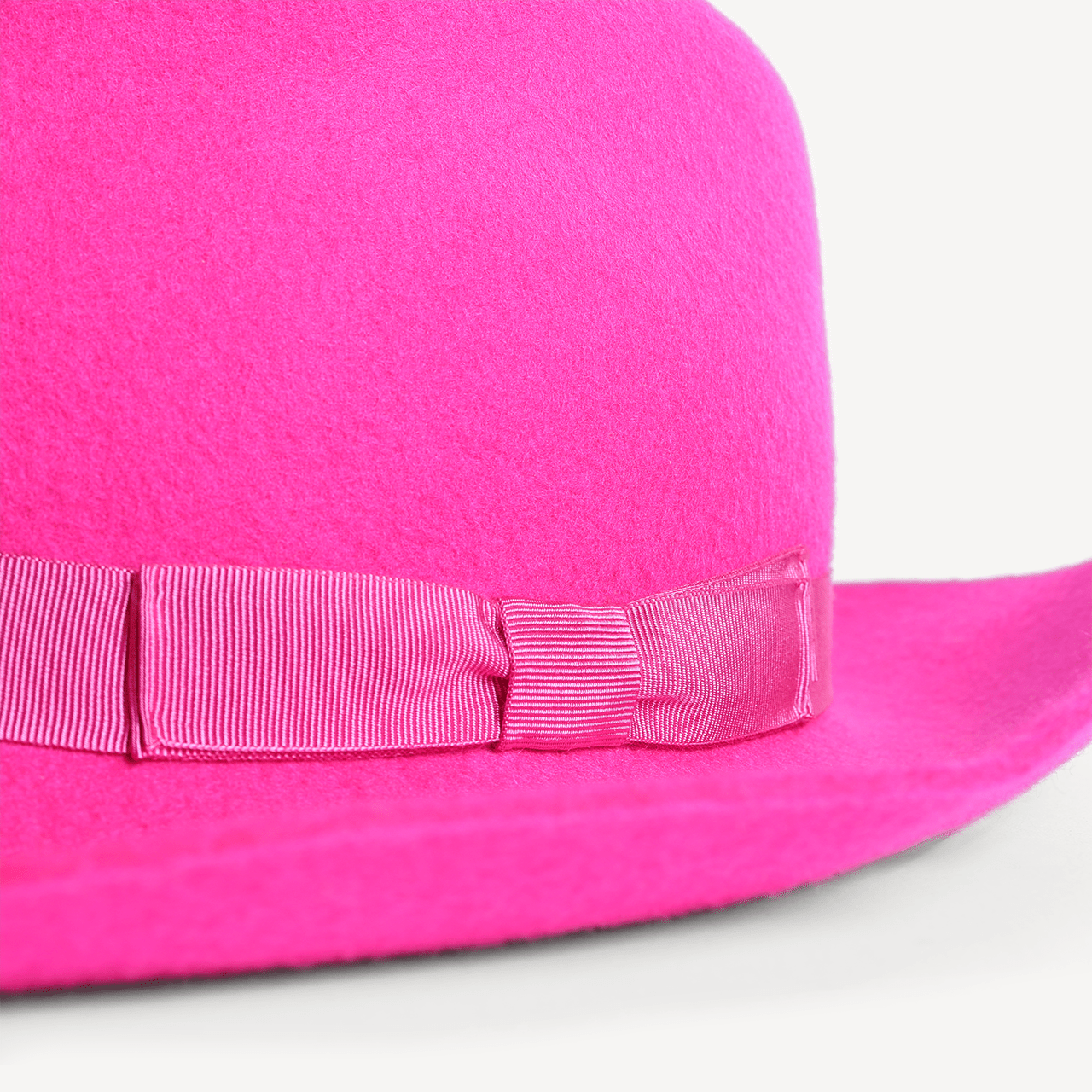 Quaintrelle Fedora Hat Hot Pink Merino