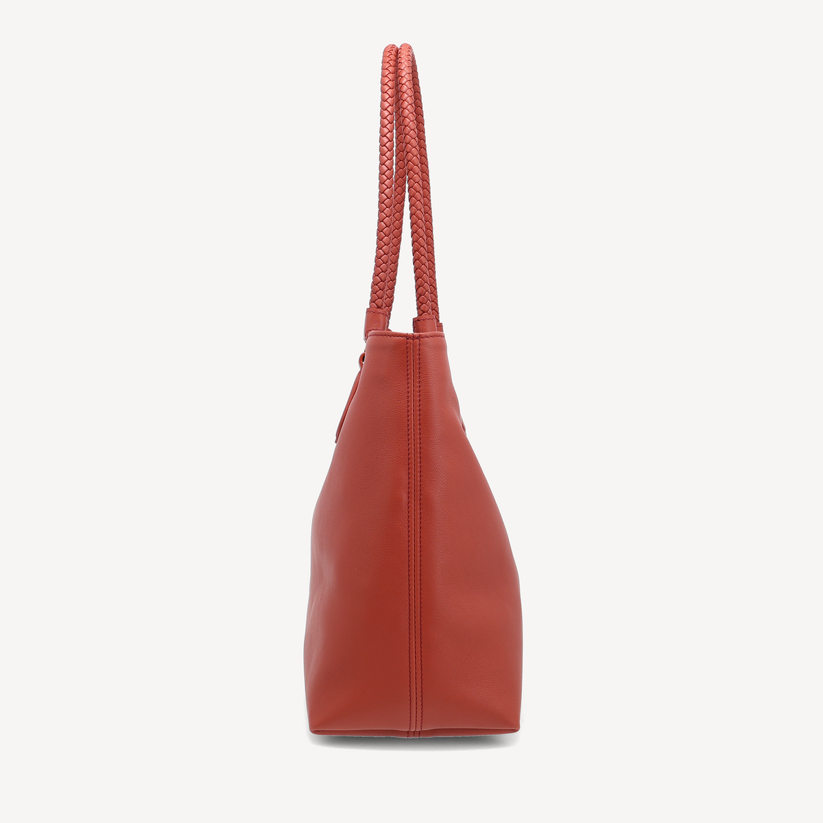 Malibu Handbag - Terracotta Calf (Polished Brass)