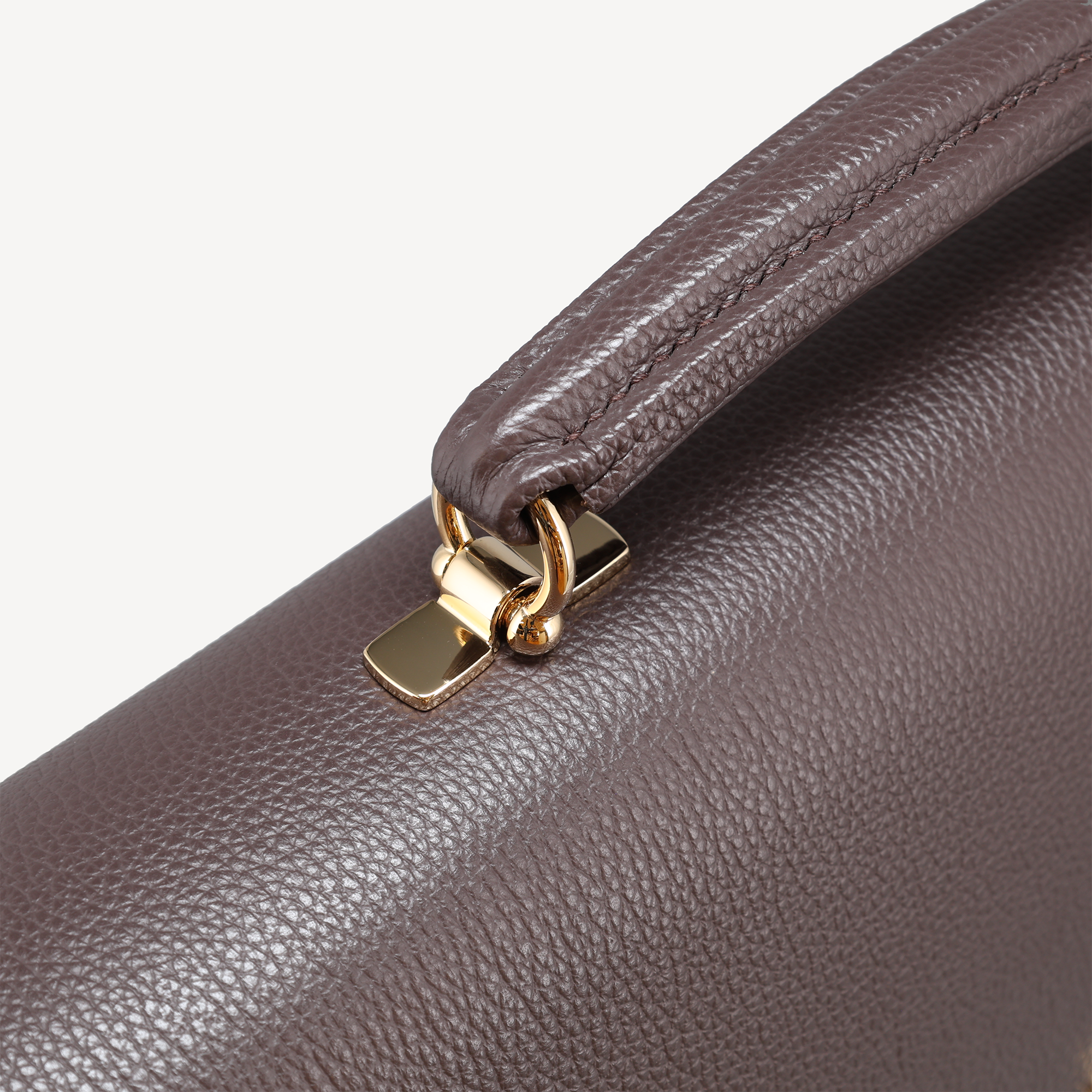 President - Brown Pebble (Sea Sand Alcantara/Gold)
