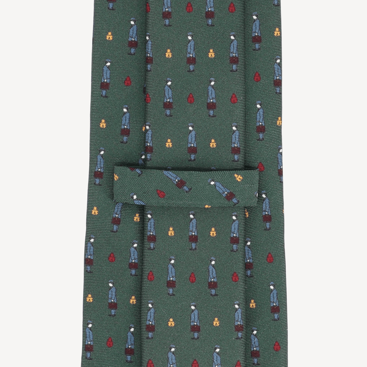 Silk Tie - Dark Green with Briefcase - Swaine Group Ltd