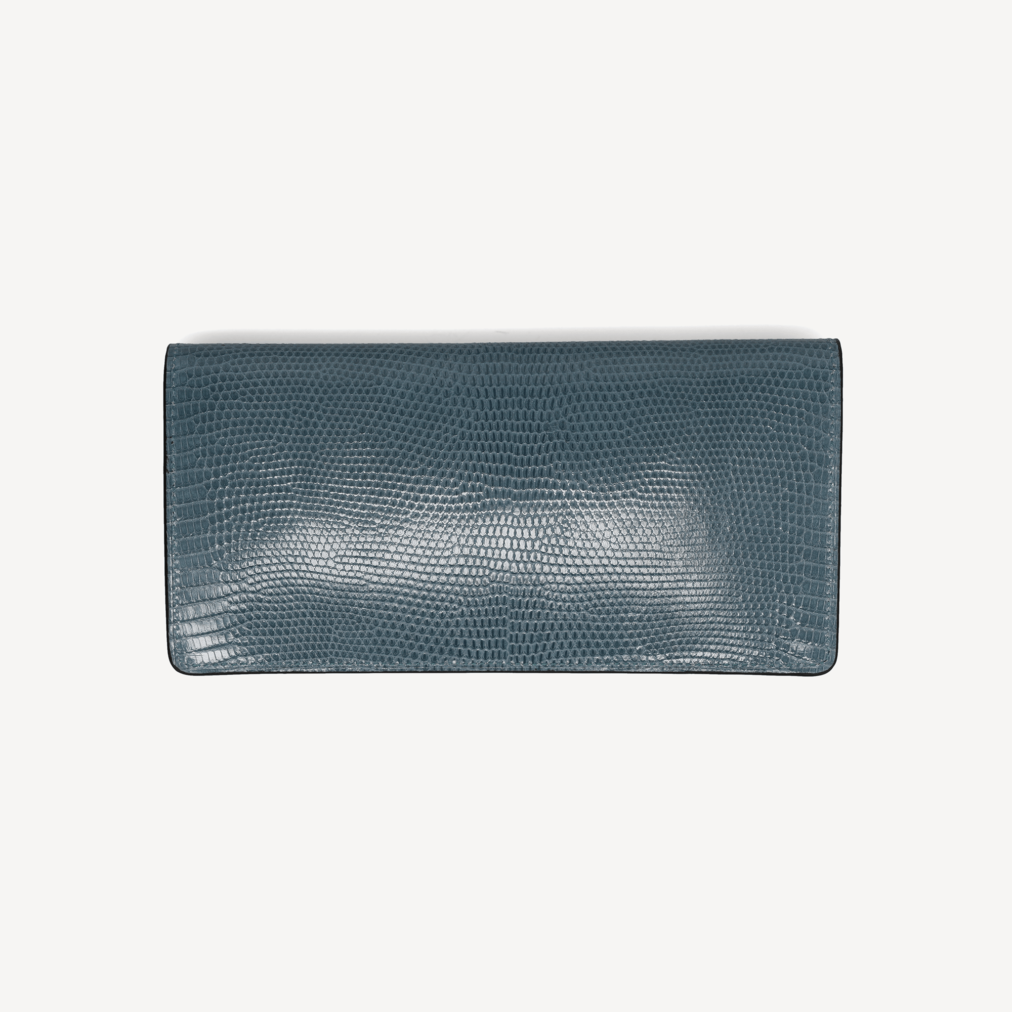 Lizard Coat Wallet - Blue - Swaine Group Ltd