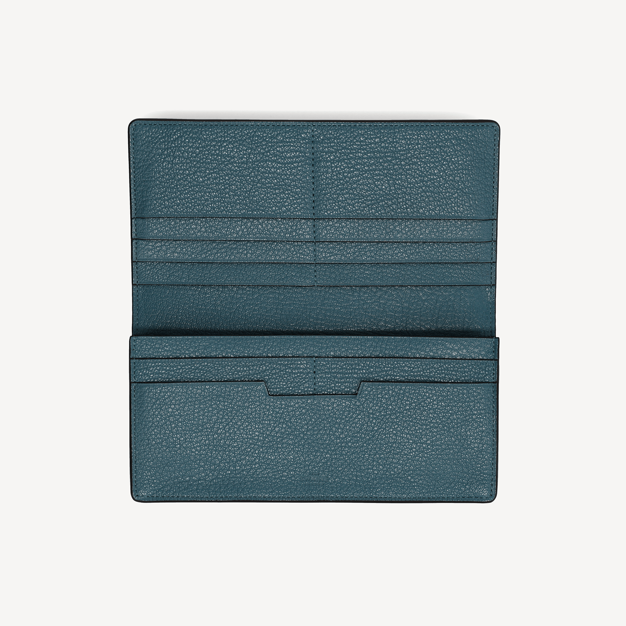 Lizard Coat Wallet - Blue - Swaine Group Ltd