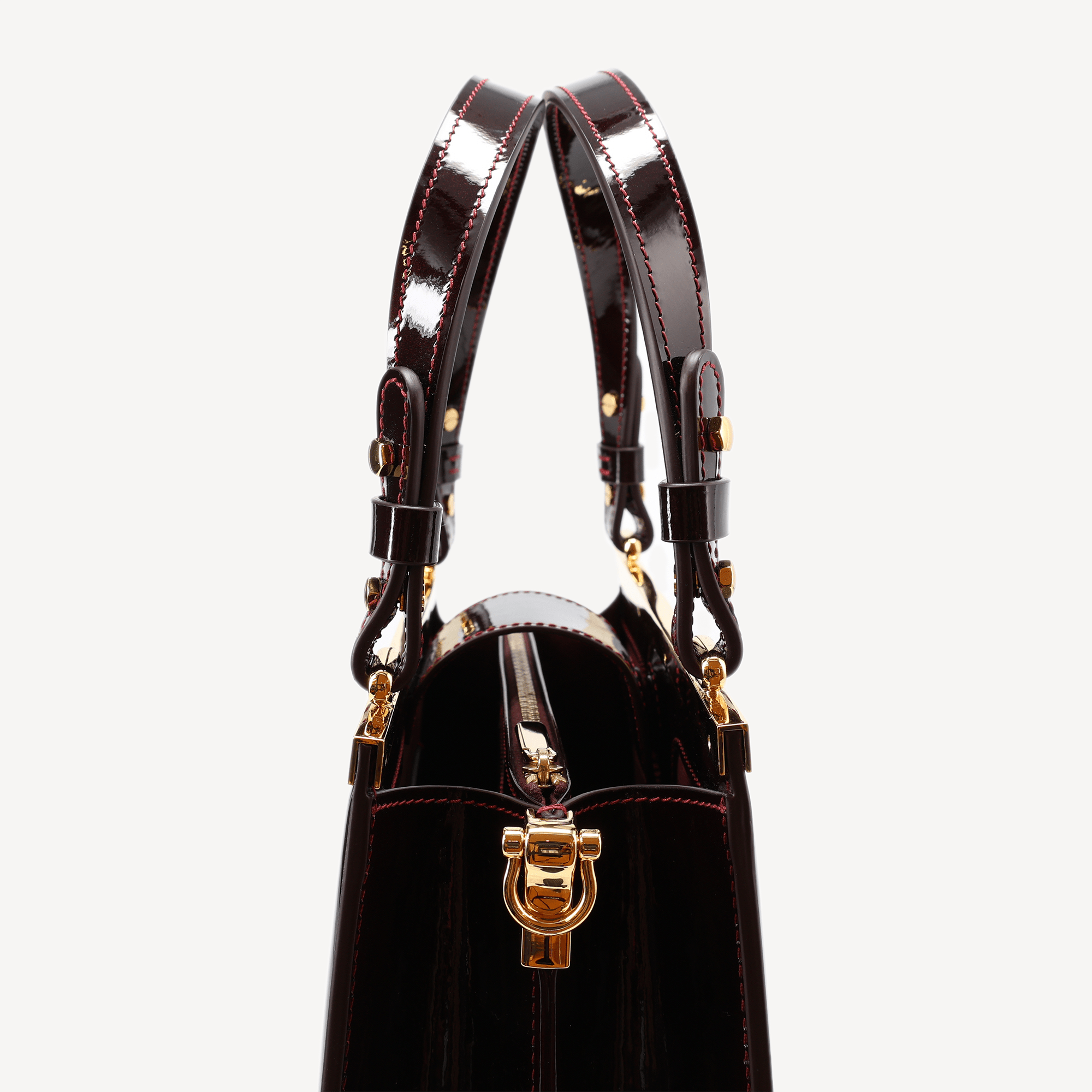 Limited Edition Patent Leather Margot - Burgundy - Swaine Group Ltd