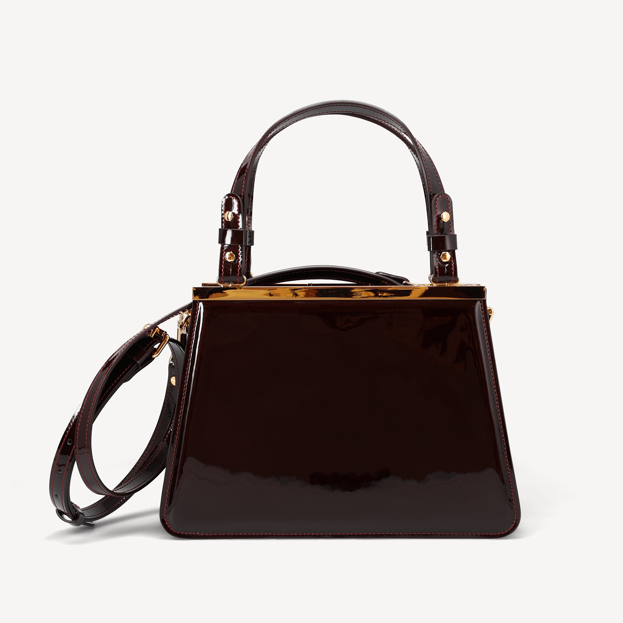 Limited Edition Patent Leather Margot - Burgundy - Swaine Group Ltd