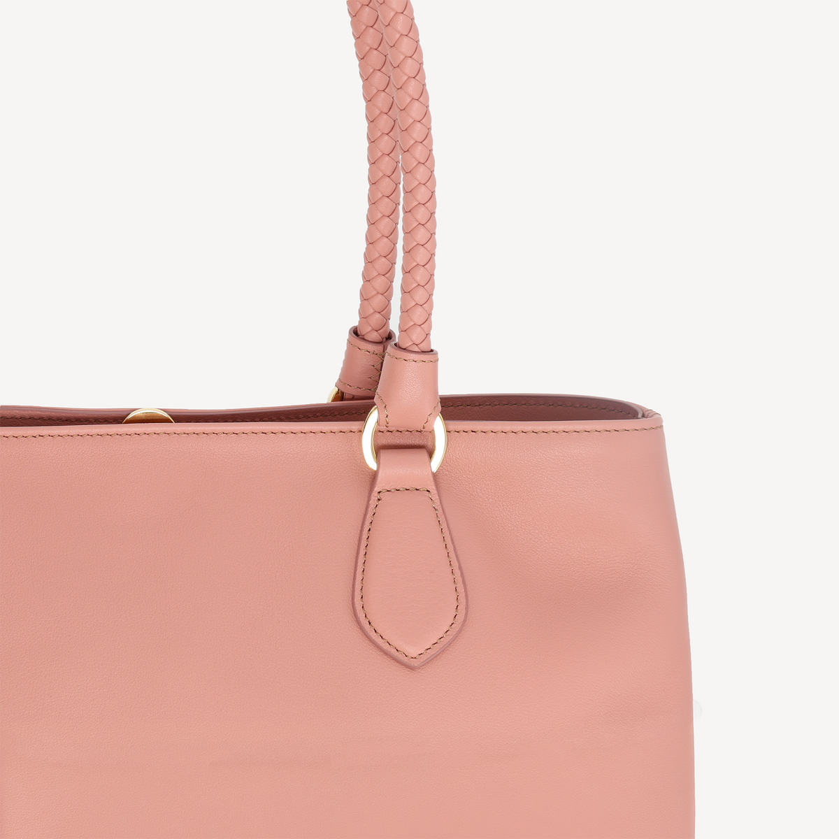 Malibu Handbag - Dark Rose (Polished Brass)