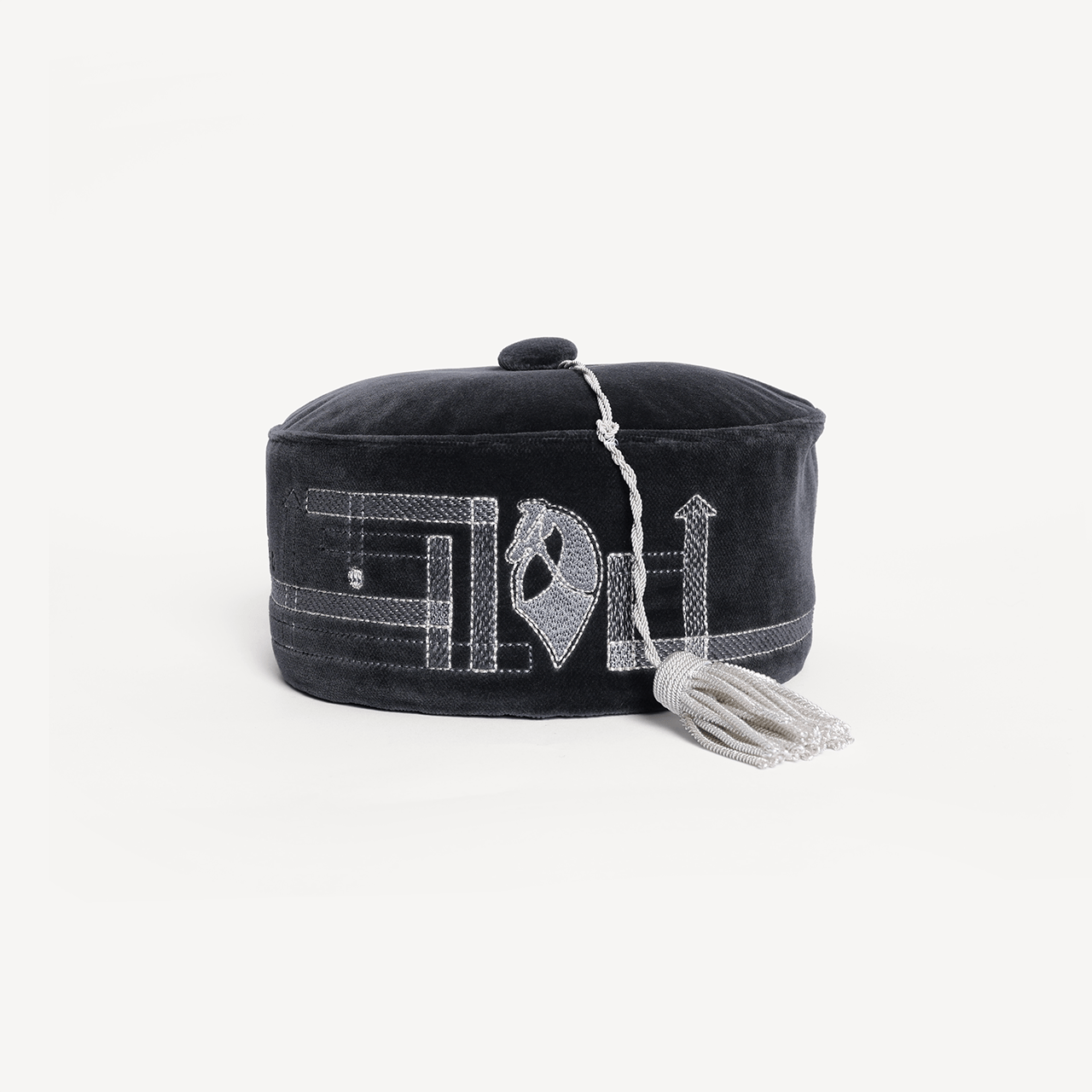 Horse Embroidered Smoking Hat - Black - Swaine Group Ltd