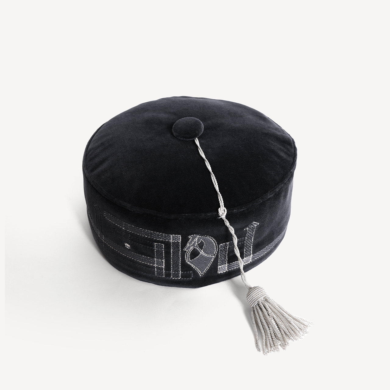 Horse Embroidered Smoking Hat - Black - Swaine Group Ltd